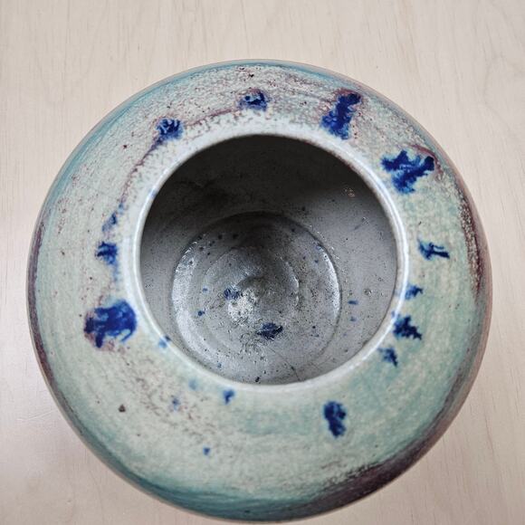 Hand-made Studio Art Pit Fired Pottery Signed with Lyrical description on bottom - Picture 4 of 7